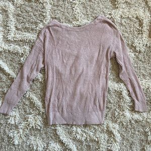 Market & spruce twist back sweater